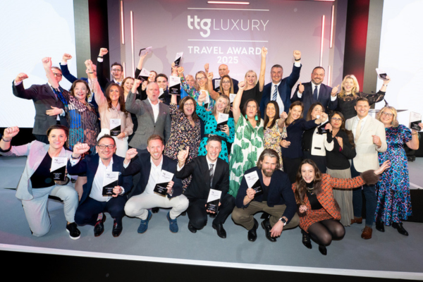 TTG Luxury Travel Awards 2025 winners on stage